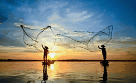 2019年海南省渔业经济总产值、渔业工业和建筑业及渔业流通和服务业「图」