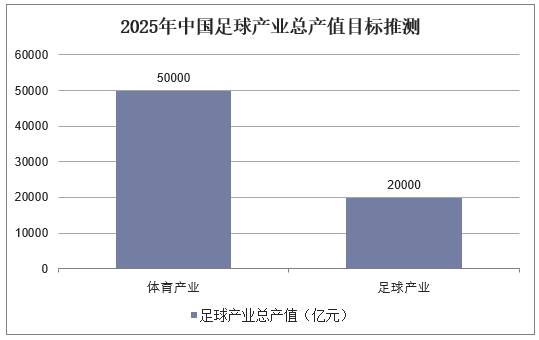 2025年中国足球产业总产值目标推测