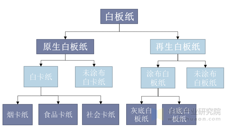 白板纸分类情况