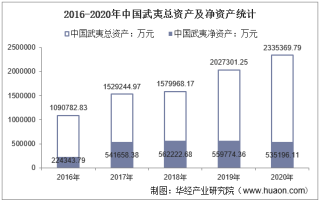 2016-2020年中国武夷（000797）总资产、营业收入、营业成本、净利润及每股收益统计