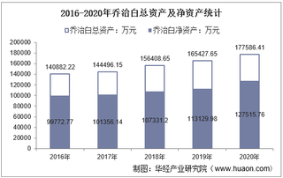 2016-2020年乔治白(002687)总资产、营业收入、营业成本、净利润及股本结构统计