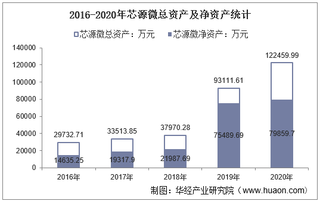 2016-2020年芯源微(688037)总资产、总负债、营业收入、营业成本及净利润统计
