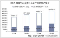 2017-2020年山东玻纤（605006）总资产、总负债、营业收入、营业成本及净利润统计