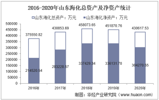 2016-2020年山东海化（000822）总资产、总负债、营业收入、营业成本及净利润统计