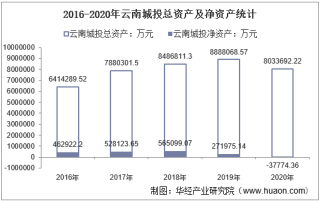 2016-2020年云南城投（600239）总资产、营业收入、营业成本、净利润及每股收益统计