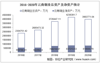 2016-2020年云南铜业（000878）总资产、营业收入、营业成本、净利润及每股收益统计