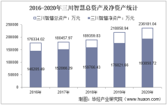 2016-2020年三川智慧（300066）总资产、营业收入、营业成本、净利润及每股收益统计