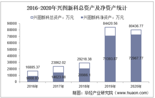 2016-2020年兴图新科（688081）总资产、总负债、营业收入、营业成本及净利润统计