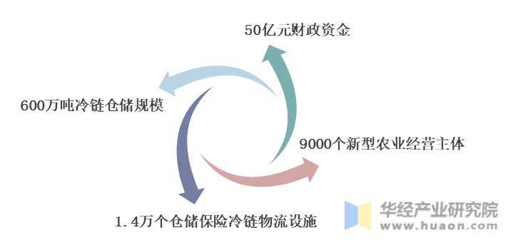 2020年中国农产品冷链物流设施建设情况