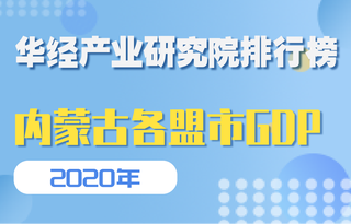 2020年内蒙古自治区各盟市GDP排行榜:鄂尔多斯排名第一,GDP增速为负