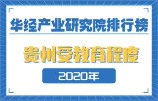 2020年贵州省各市州受教育程度排名：贵阳市受教育程度远超全省平均水平