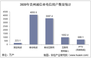 2020年贵州通信业电信用户、电信业务及电信资产统计分析