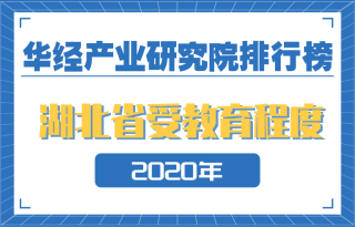 2020年湖北省各市州受教育程度排名：武汉人均受教育程度达高三水平
