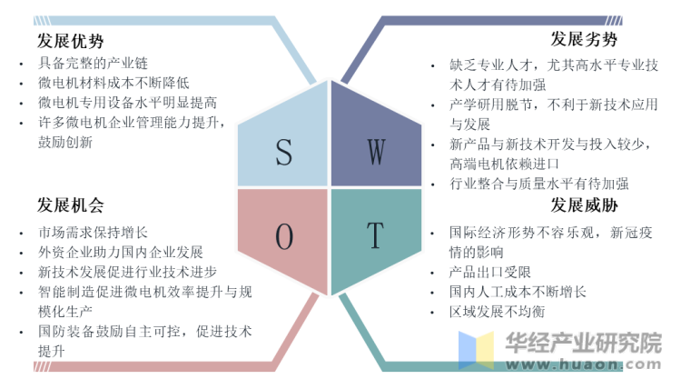 中国微电机行业SOWT分析