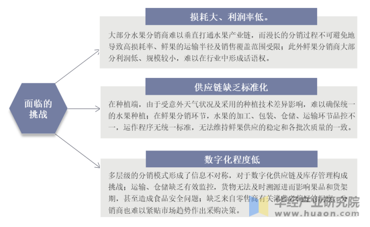 鲜果分销市场面临的挑战