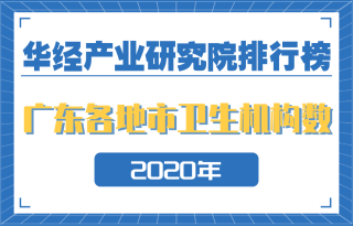 2020年广东省各地市卫生机构数量排行榜：广州、深圳分列第一、二，东莞第七