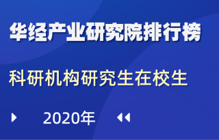 2020年全国各省（区、市）科研机构研究生在校生数量排行榜：北京优势明显