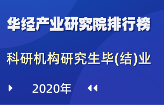 2020年全国各省（区、市）科研机构研究生毕（结）业数量排行榜：北京遥遥领先