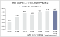 2021年11月云南工业企业单位数量、资产结构及利润统计分析