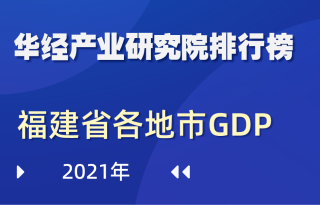 2021年福建省各地市GDP排行榜：宁德同比增长13.3%，增速为全省最快