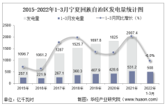 2022年1-3月宁夏回族自治区发电量及发电结构统计分析