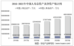 2021年中国人寿（601628）总资产、总负债、营业收入、营业成本及净利润统计