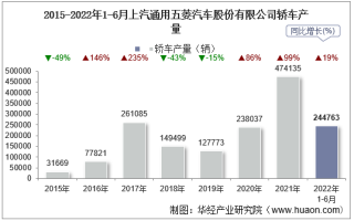 2022年6月上汽通用五菱汽车股份有限公司轿车产量、销量及产销差额统计分析