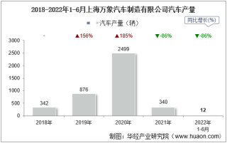 2022年6月上海万象汽车制造有限公司汽车产量及销量统计分析