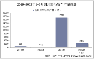 2022年6月四川野马轿车产销量、产销差额及各车型产销量结构统计分析