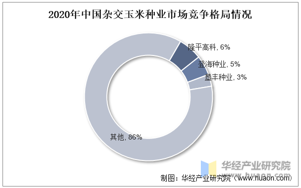 2020年中国杂交玉米种业市场竞争格局情况