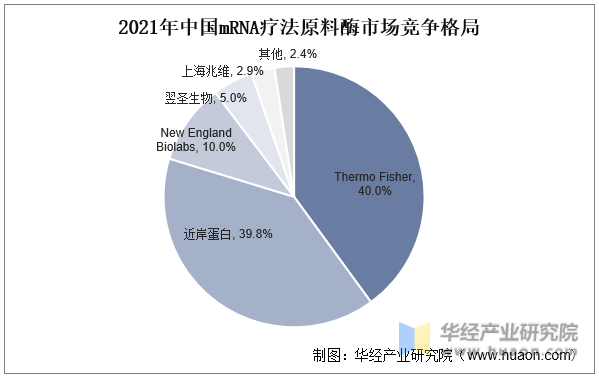 2021年中国mRNA疗法原料酶市场竞争格局
