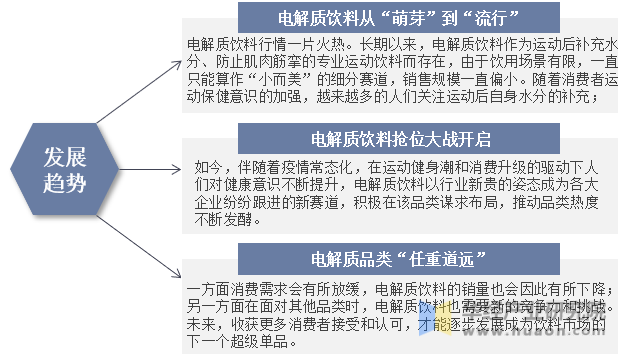 未来中国电解质饮料发展趋势示意图