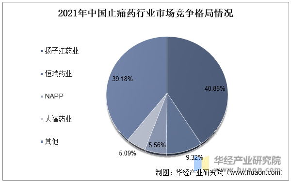 2021年中国止痛药行业市场竞争格局情况