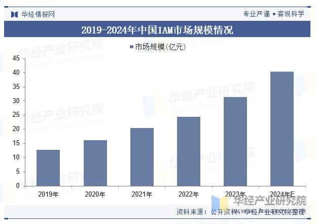 2019-2024年中国IAM市场规模情况