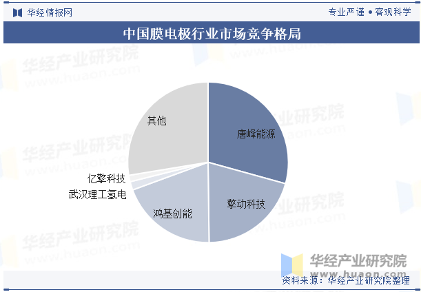 中国膜电极行业市场竞争格局