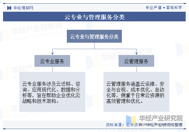 云专业与管理服务分类