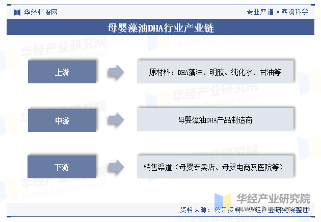 母婴藻油DHA行业产业链