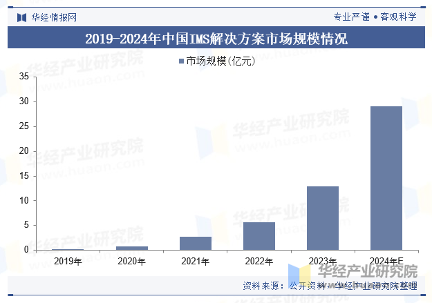 2019-2024年中国IMS解决方案市场规模情况