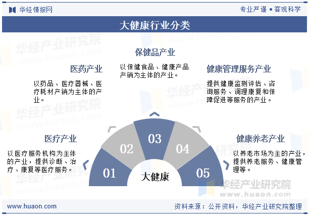 大健康行业分类