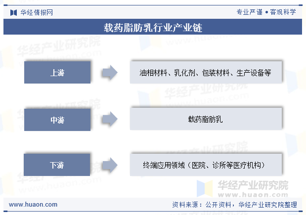 载药脂肪乳行业产业链