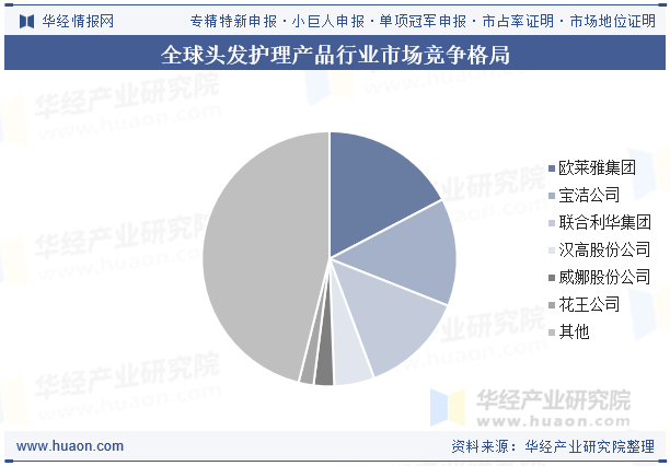 全球头发护理产品行业市场竞争格局