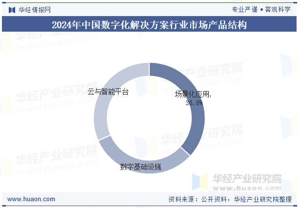 2024年中国数字化解决方案行业市场产品结构