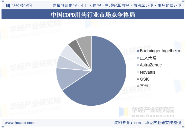 中国COPD用药行业市场竞争格局