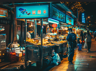 烟火气十足的夜宵市场直观体现“夜经济”的活力