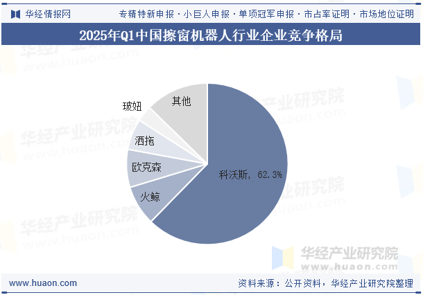 2025年Q1中国擦窗机器人行业企业竞争格局